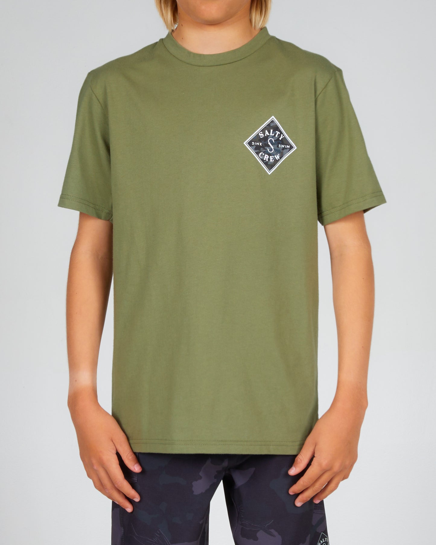 Tippet Lineup Boys S/S Tee - Sage