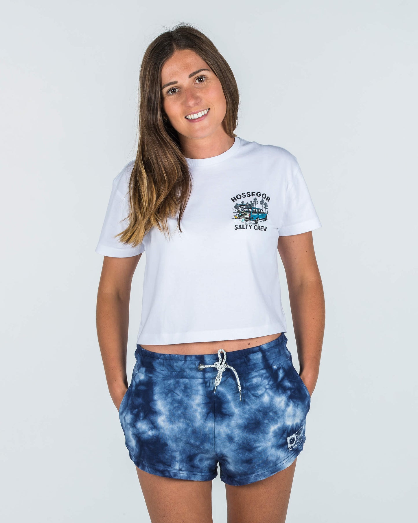 Salty Crew Womens - Road Trip Skimmer Tee - White