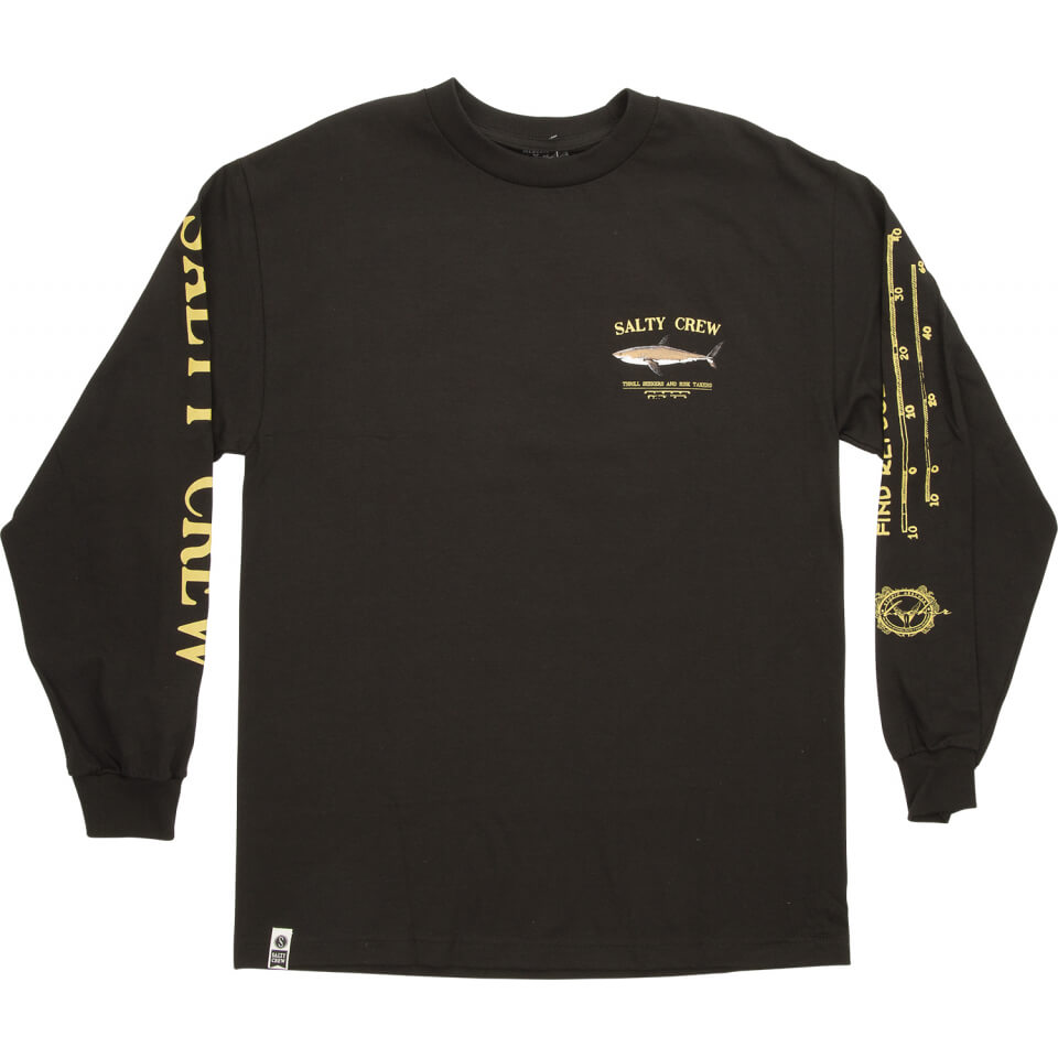 Salty Crew Men - Bruce Black Standard L/S Tee