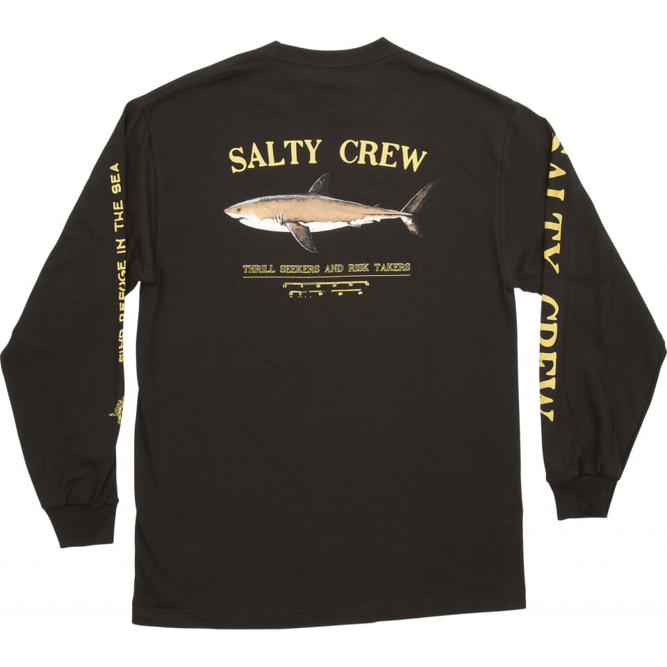 Salty Crew Men - Bruce Black Standard L/S Tee