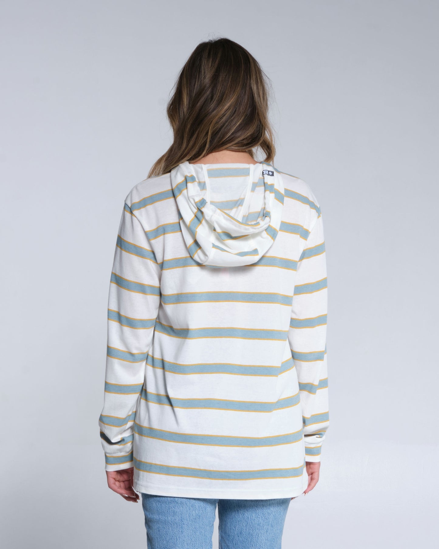 Salty crew SUN PROTECTION LEEWARD MID WEIGHT HOODY - Dusty Turq in Dusty Turq