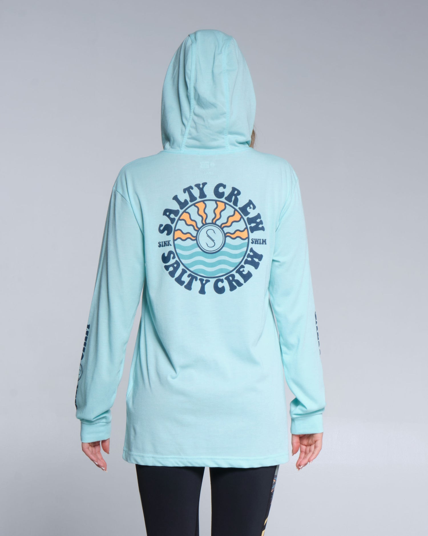 Salty crew SUN PROTECTION SUN WAVES MID WEIGHT HOODY - Sea Foam in Sea Foam