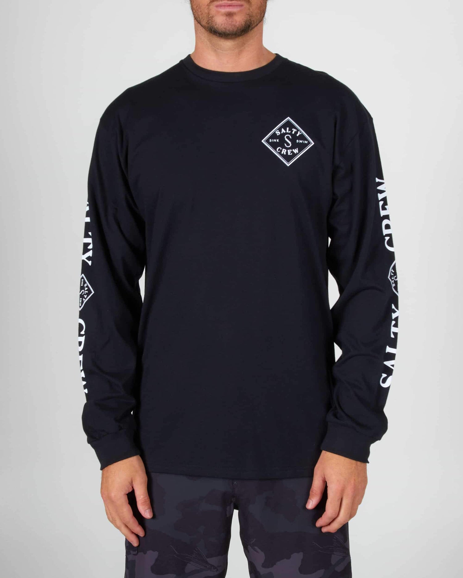 Salty Crew Men - Tippet Premium L/S Tee - Black