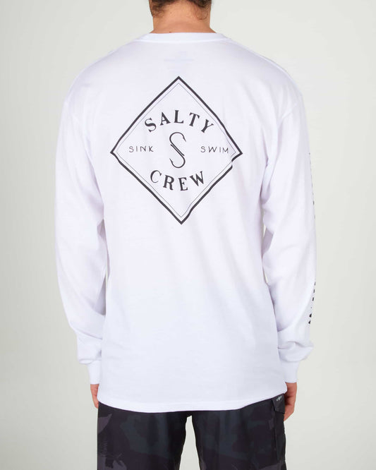 Salty crew T-SHIRTS L/S TIPPET PREMIUM L/S TEE - White in White