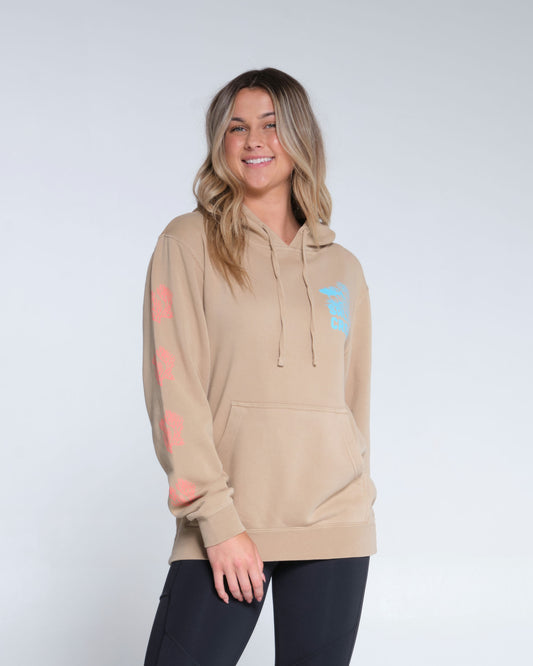 Salty crew FLEECE KELP FOREST BOYFRIEND HOODY - Sandstone in Sandstone