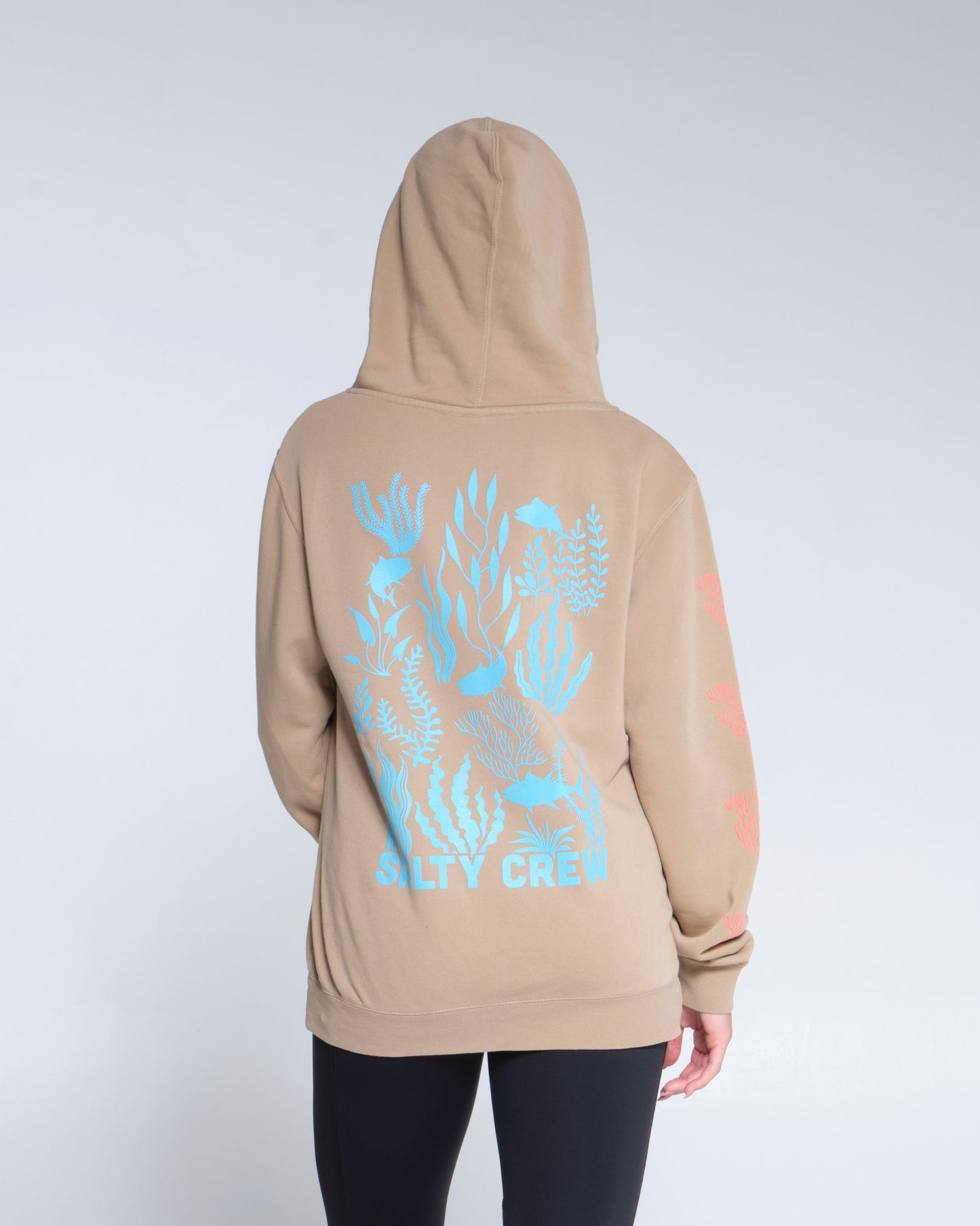 Salty crew FLEECE KELP FOREST BOYFRIEND HOODY - Sandstone in Sandstone