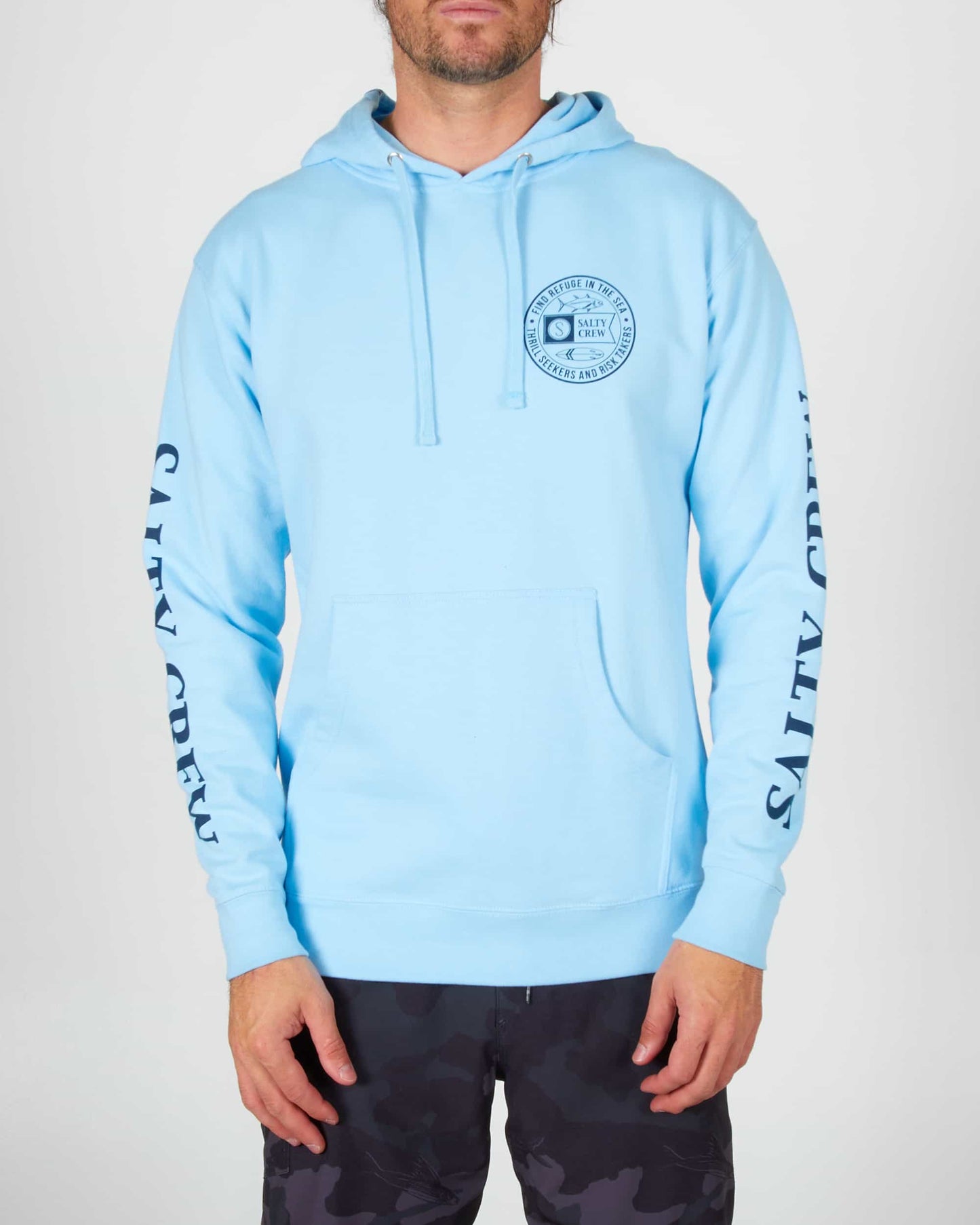 Legends Hood Fleece - Light Blue