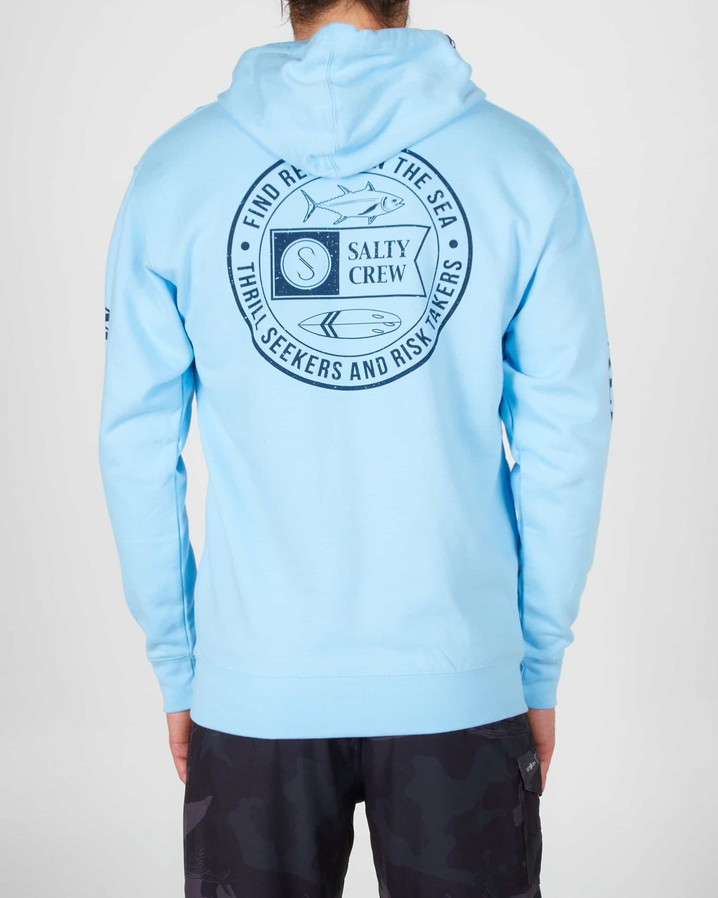 Legends Hood Fleece - Light Blue