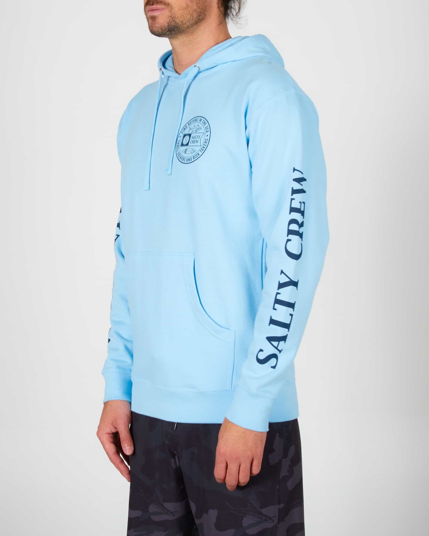 Legends Hood Fleece - Light Blue