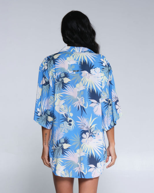 Salty crew SKIRT/DRESS DESERT ISLAND COVER UP - Bahama Blue in Bahama Blue