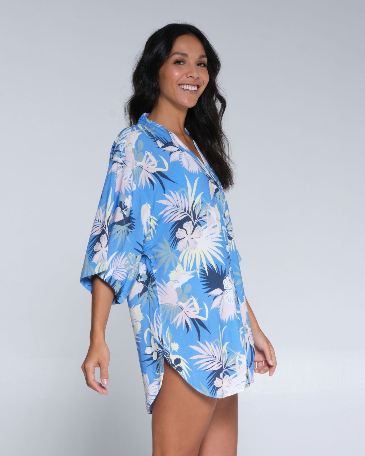 Salty crew SKIRT/DRESS DESERT ISLAND COVER UP - Bahama Blue in Bahama Blue