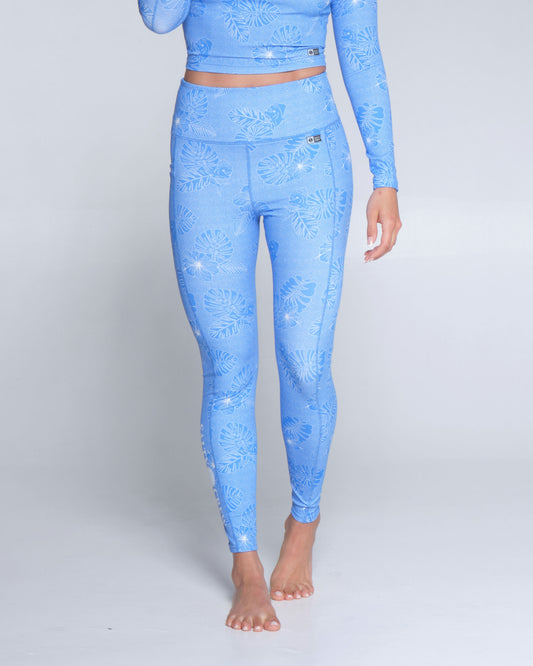 Salty crew PANTS FIND REFUGE LEGGING - Bahama Blue in Bahama Blue