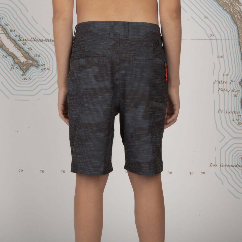 Salty Crew Boys - Drifter 2 Black Camo Boys Utility Short