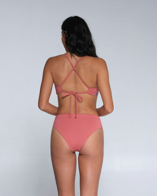 Salty crew SWIMWEAR TANDEM REVERSIBLE BOTTOM - Rosewood in Rosewood