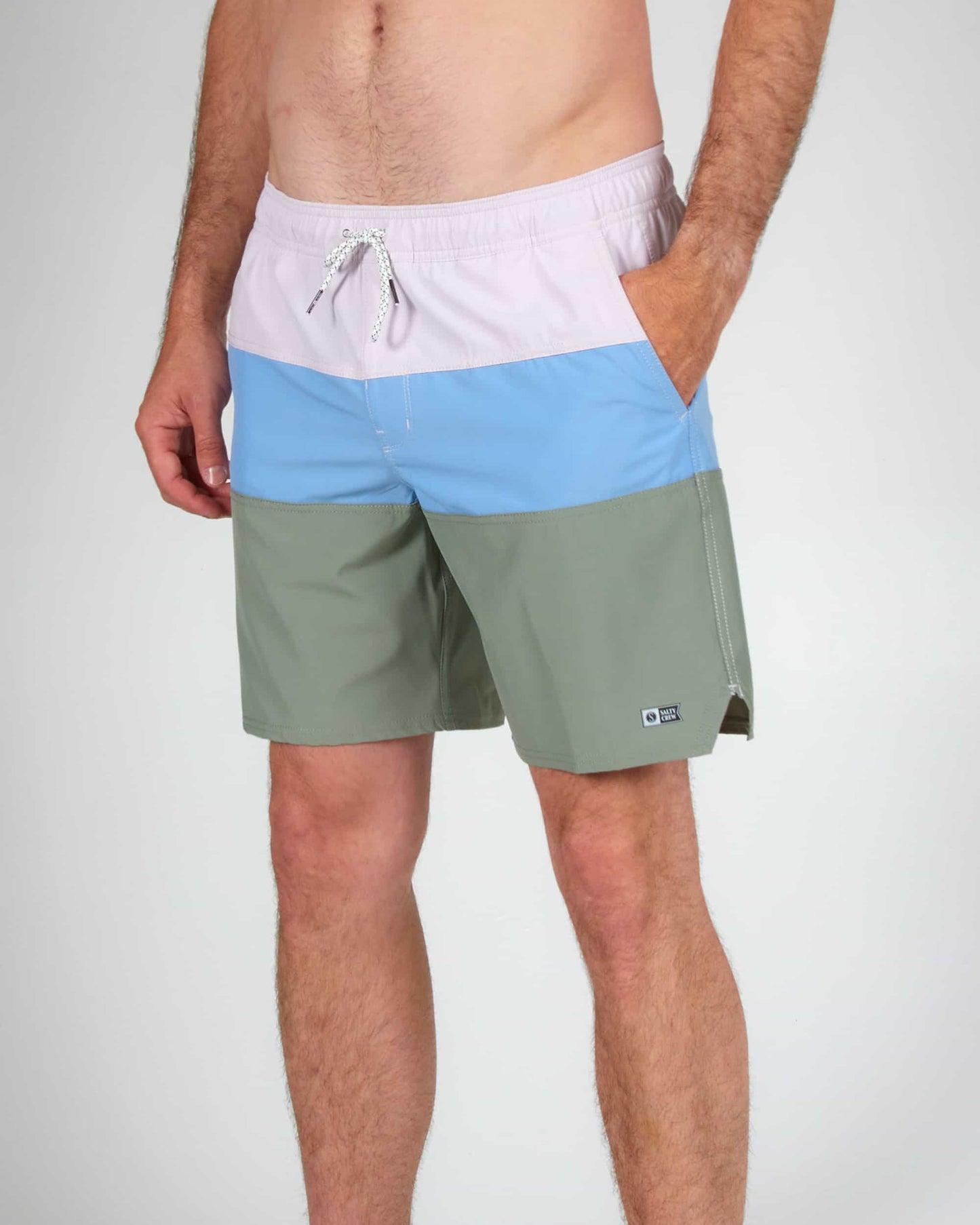 Beacons 2 Elastic Boardshort - Marine Blue