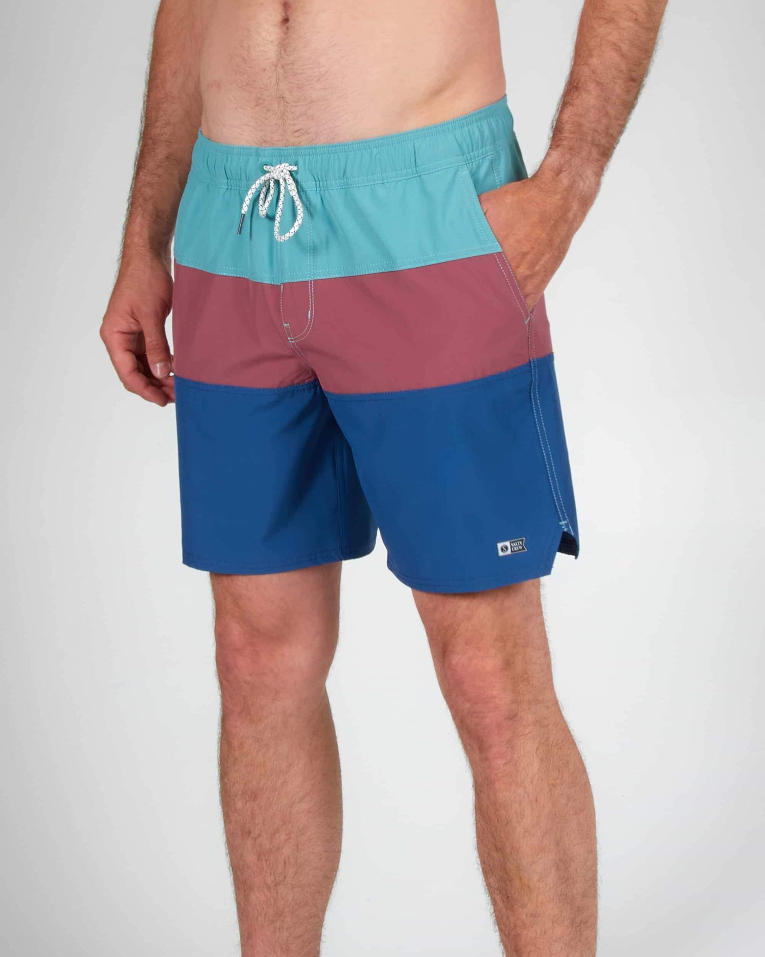 Salty crew BOARDSHORTS BEACONS 2 ELASTIC BOARDSHORT - Plum in Plum