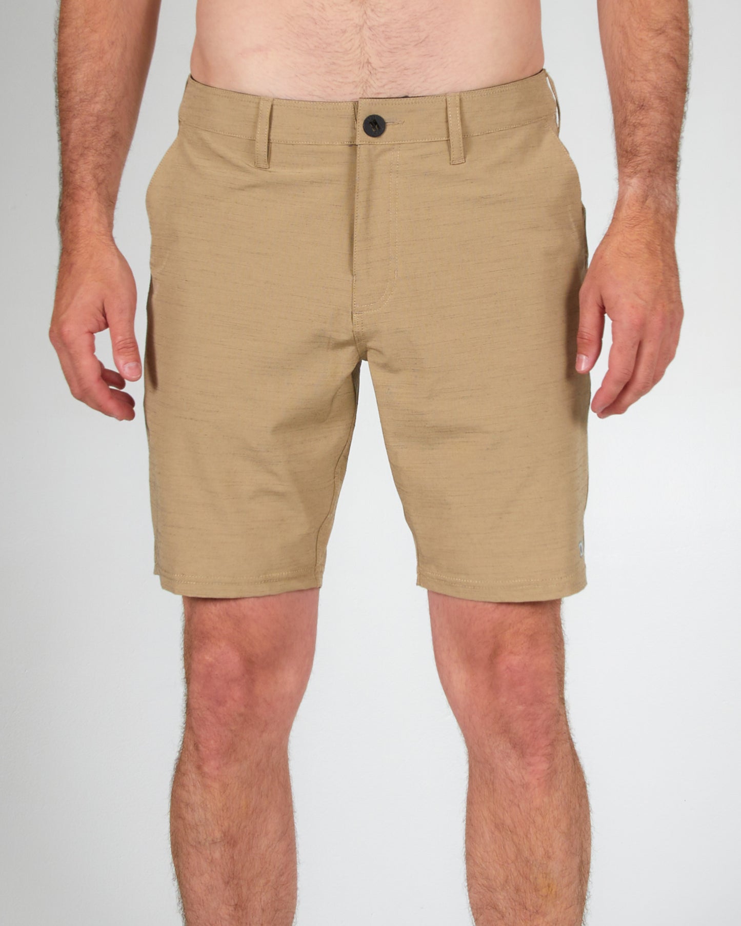 front view of Drifter 2 19" Khaki Hybrid Walkshort