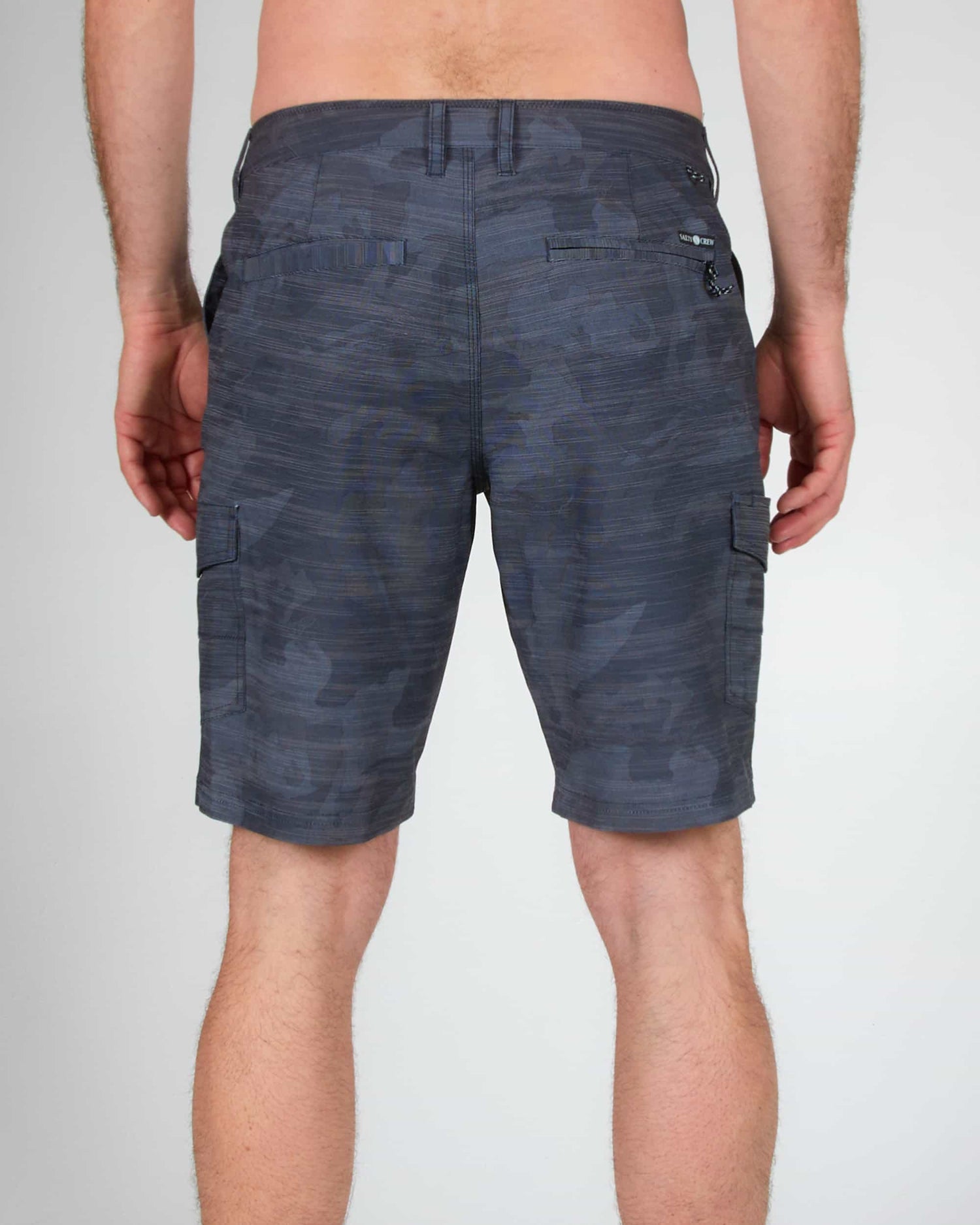 Salty crew SHORTS DRIFTER 2 CARGO HYBRID - BLACK CAMO in BLACK CAMO