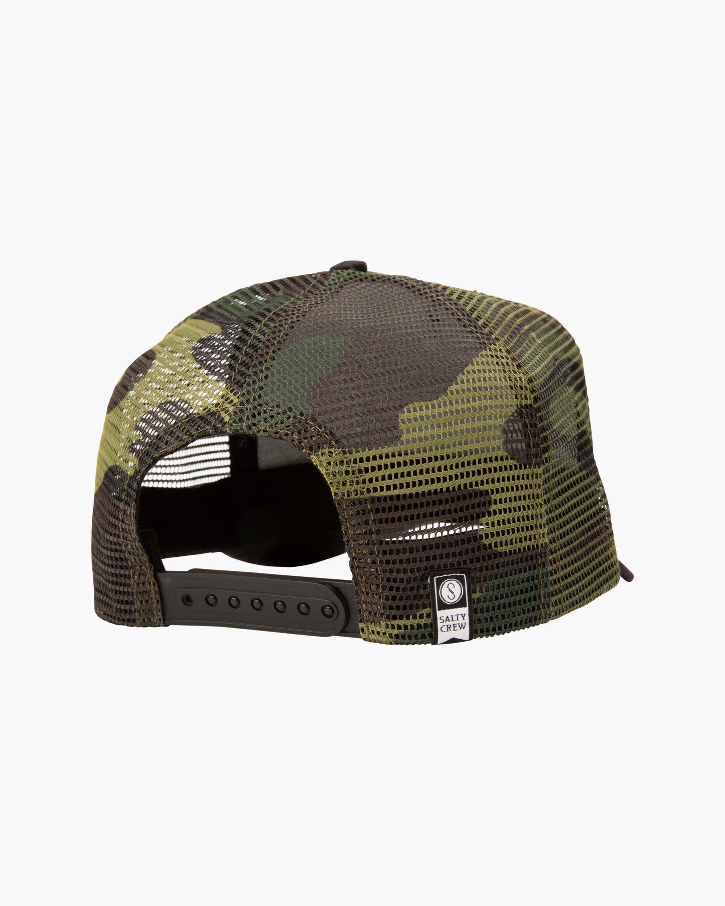 Salty Crew Men - Bigmouth Black/Camo Trucker