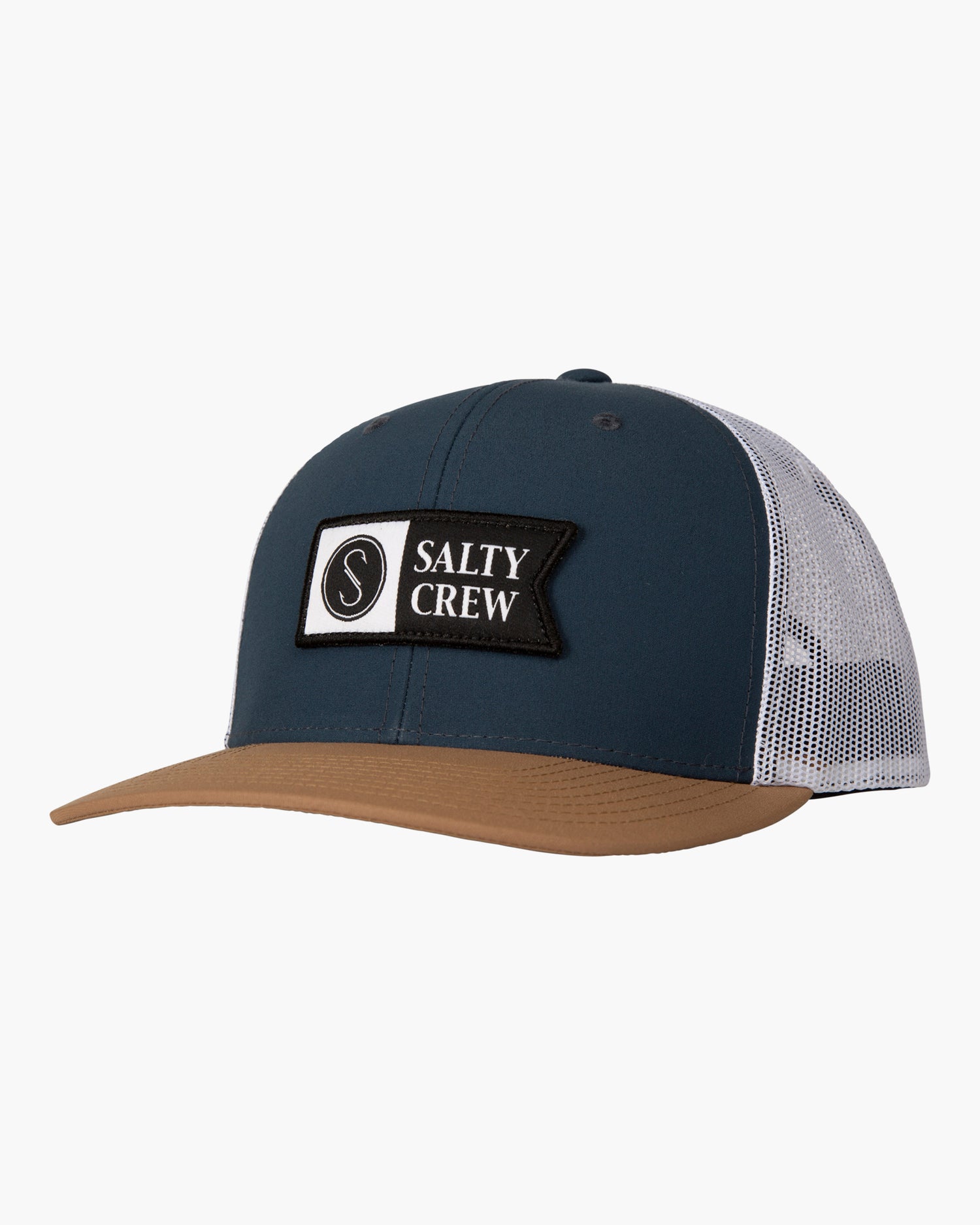 Salty Crew Men's Hats PINNACLE 2 RETRO TRUCKER in INDIGO/TAN