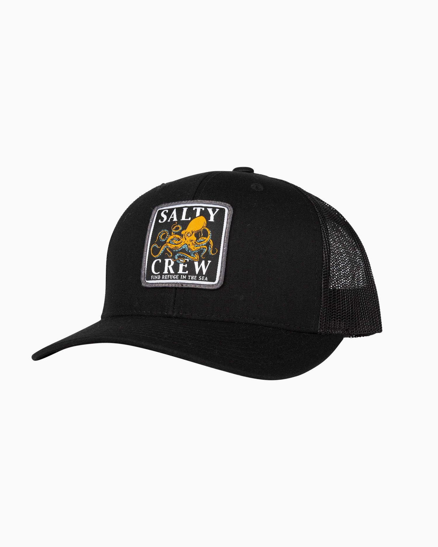 Salty crew Men's Hats INK SLINGER RETRO TRUCKER in BLACK