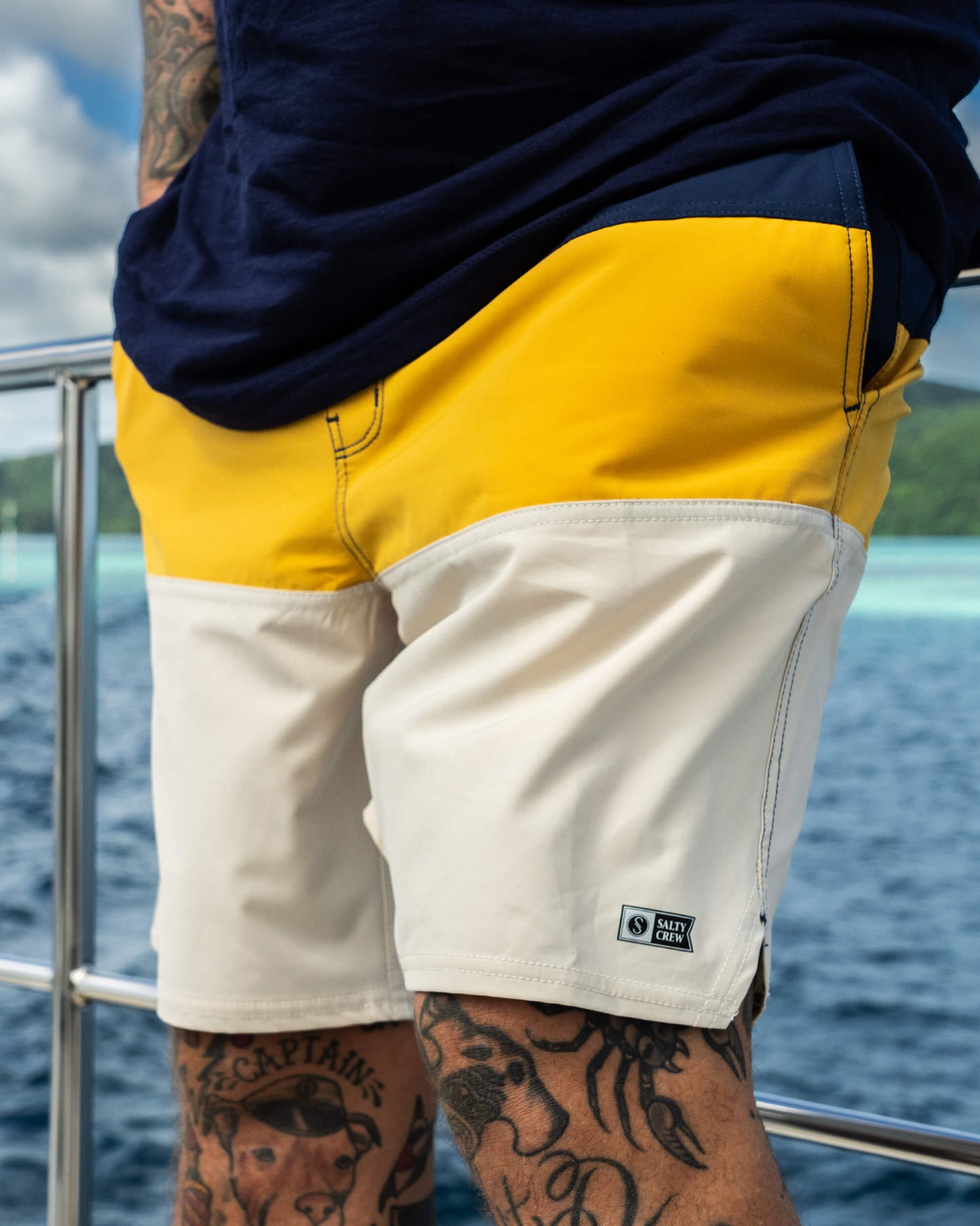 Beacons 2 Elastic Boardshort - Mango