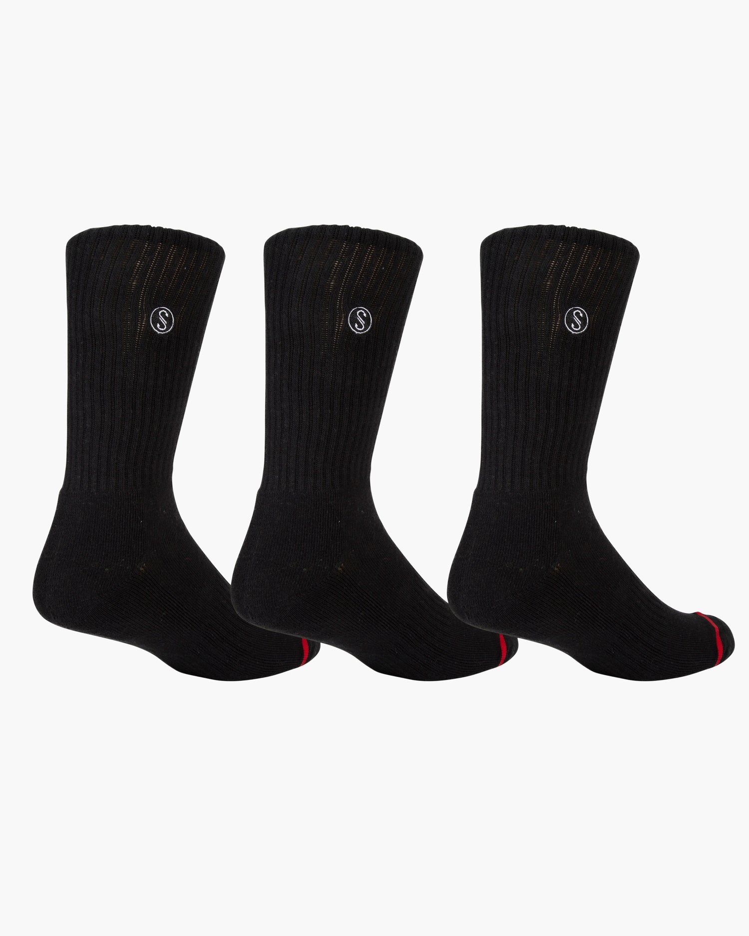 Salty Crew Men - Line Up 3 Sock Pack - Black